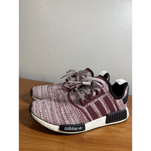 adidas Other - Adidas NMD R1 Sneakers Primeknit Boost Burgundy Mens 11